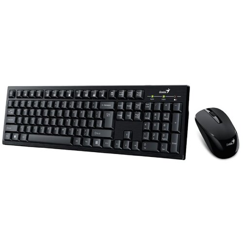 Genius KM-8101 bežični komplet tastature i mi&amp;scaron;a, YU, crni Slike