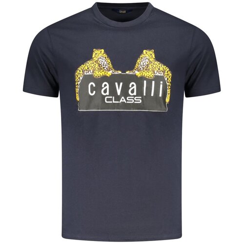 Cavalli Class Mu&amp;scaron;ka Majica Kratkih Rukava Plava Slike