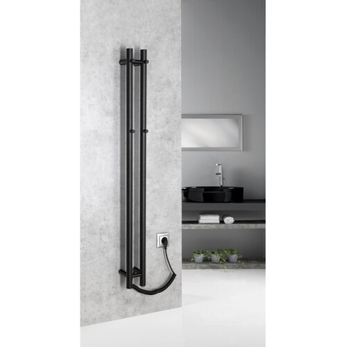 Sapho električni su&amp;scaron;ač pe&amp;scaron;kira papinado 40W 120x11 cm mat crna Slike