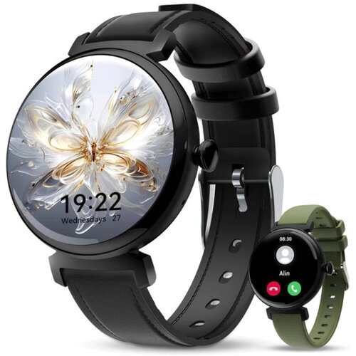 Oukitel BT30 smart watch for women 160mAh/Heart rate/SpO2/Blood preasure/accelerometer/crna Cene