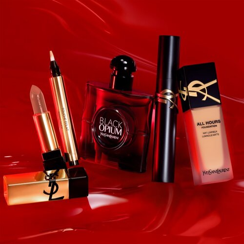Yves Saint Laurent Black Opium Over Red parfumska voda za ženske 50 ml Slike