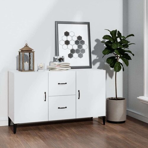  Komoda bijela 100x36x60 cm od konstruiranog drva Cijene