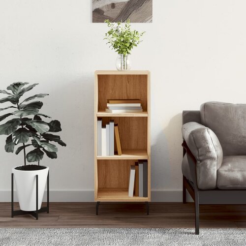 vidaXL Komoda sonoma hrast 34,5x32,5x90 cm inženirski les Cene