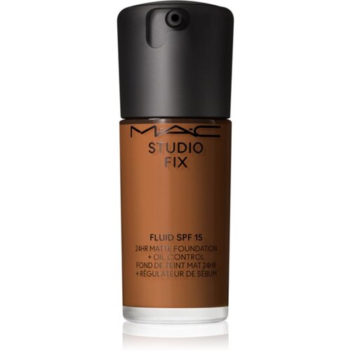 MAC Cosmetics Studio Fix Fluid SPF 15 24HR Matte Foundation + Oil Control matirajući puder SPF 15 nijansa C55 30 ml Slike