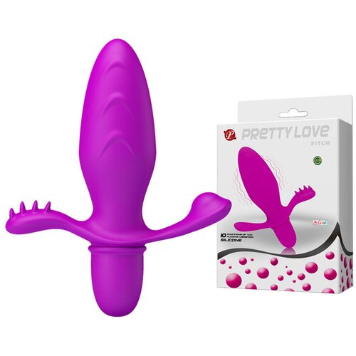  Analni vibrator Fitch, 13.3cm, Ljubičasti Slike