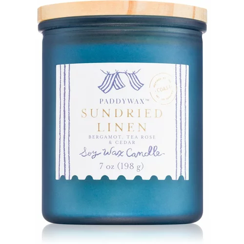 Paddywax Coastal Sundried Linen mirisna svijeća 198 g