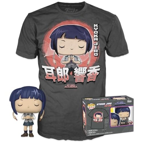 Funko pop! & TEE: MHA - Jirou z mikrofonom - Srednje - My Hero Academia - majica - oblačila z zbirljivo vinilno figuro - Ideja za darilo - igrače in k, (21264997) Cene