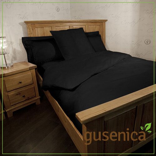  Posteljina za bračni krevet 100 % pamuk (black) Cene