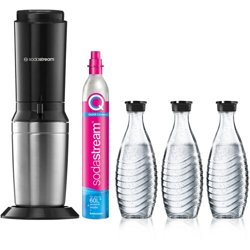 Sodastream CRYSTAL 3.0 Aparat za vodu s gaziranu 3 staklene boce, crni 1016413490 Cijene