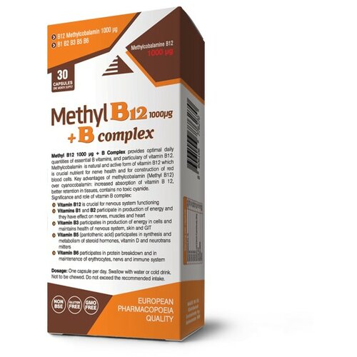 Amn methyl B12 1000 µg + b complex, vitamin B12 Slike