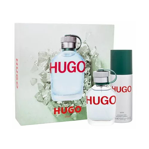 Hugo Boss Hugo Man darilni set toaletna voda 75 ml + deodorant 150 ml za moške