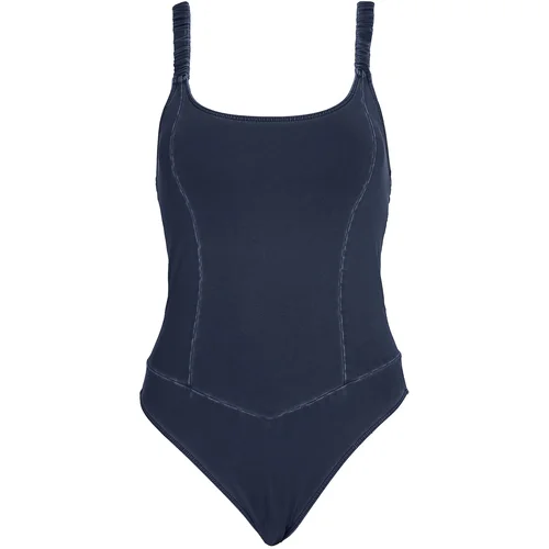 Calvin Klein Swimwear Jednodijelni kupaći kostim crno plava / svijetloplava