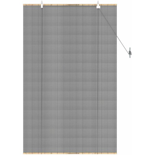 Rolo zavjesa Siva 100 x 160 cm Bambus Slike
