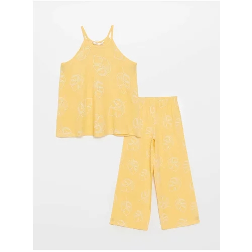 LC Waikiki Pajama Set - Yellow - Plain