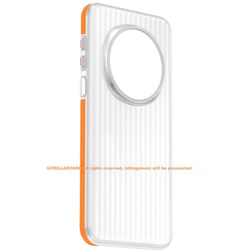  Xingqiuweishi Maska za mobilni telefon Honor Magic7 Pro, Belo-narandžasta Slike