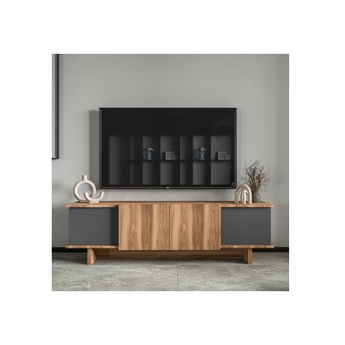 Hanah home tv polica diana anthracite walnut Slike