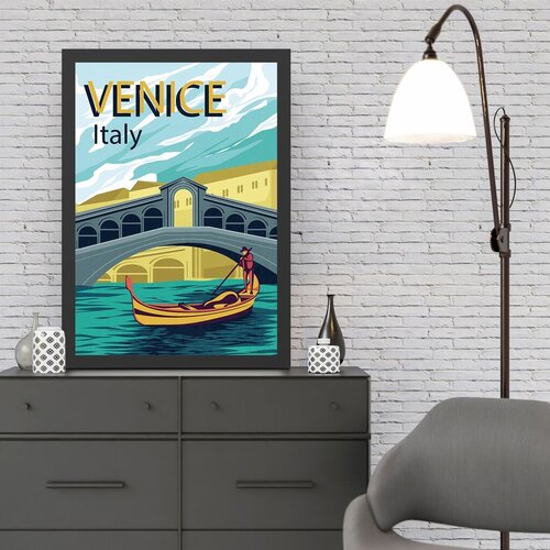Wallity uramljena slika Venice 2, 55x75 cm Slike