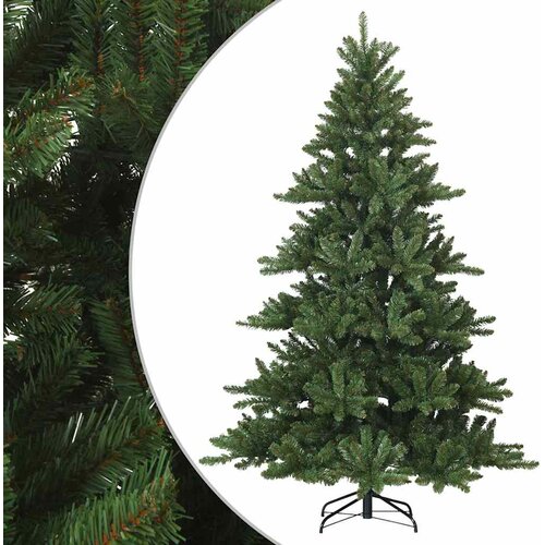  Umjetno božićno drvce s nogom Zelena 240 cm PVC, čelik Slike