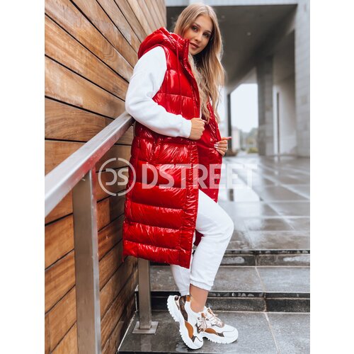 DStreet Kamizelka pikowana damska GANTINI czerwona Slike