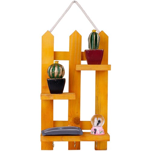 Aberto Design polica za ključeve 213, 40x23x9cm, crna Slike