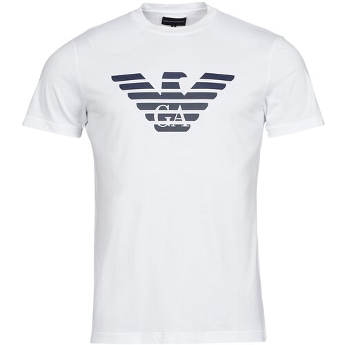 Emporio Armani Majice s kratkimi rokavi 8N1TN5 Bela Cene