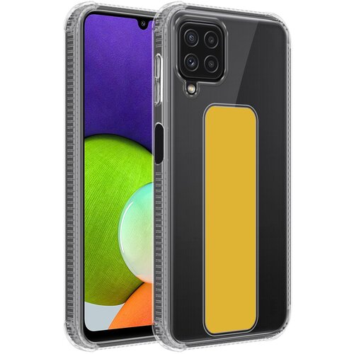  Ohišje, združljiv s Samsungom v rumeni - zaščitni pokrov, narejen iz fleksibilnega silikona TPU z držalom in stojalo funkcijo, (20603107) Cene