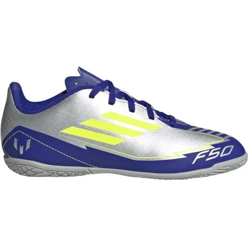 Adidas patike za dečake F50 Club IN J Messi, Srebrno-plave Slike