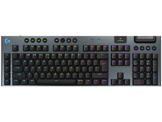 Logitech G915 X LIGHTSPEED Wireless Gaming Keyboard - BLACK - US INTL - 2.4GHZBT - EMEA28i-935 - LINEAR ( 920-012698 ) Slike