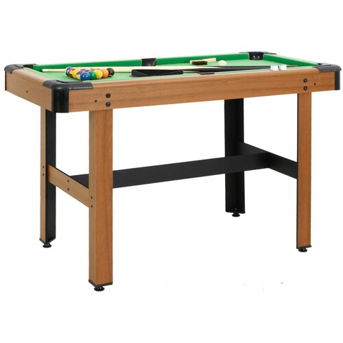 The Living Store Miza za biljard 4 ft 122x61x76 cm rjava - Miza Za Biljard, (21426753) Slike
