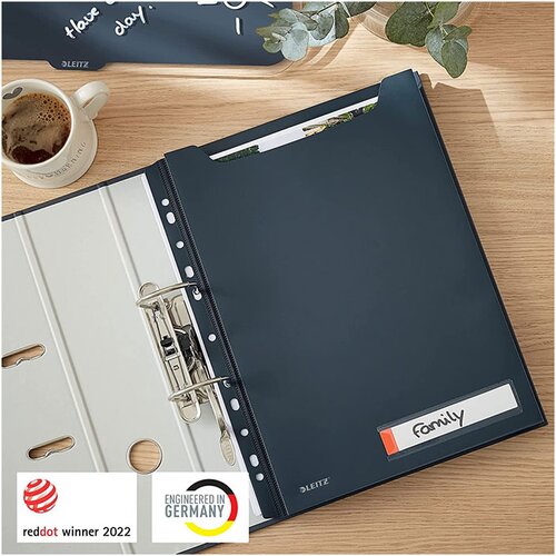 Leitz Vložna PVC U mapa A4 Cosy, siva, 3 kosi Slike