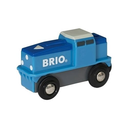 Brio World - Modra akumulatorska tovorna lokomotiva Slike