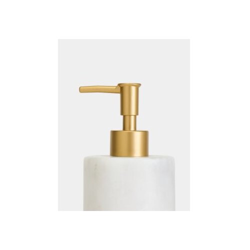 Wallxpert kupatilo set (3 dela) flora white matte gold Slike
