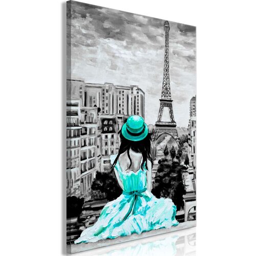  Slika - Paris Colour (1 Part) Vertical Green 60x90 Cijene