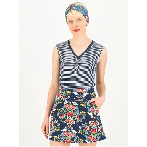 Blutsgeschwister Dark blue Ladies Floral Skirt - Ladies