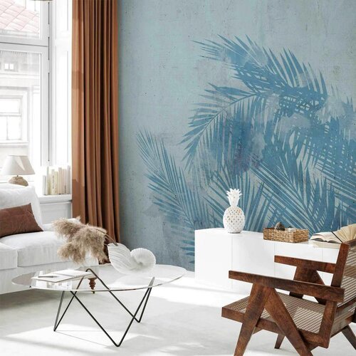 Artgeist Fototapeta Palm Trees In Blue, 200x140cm Slike