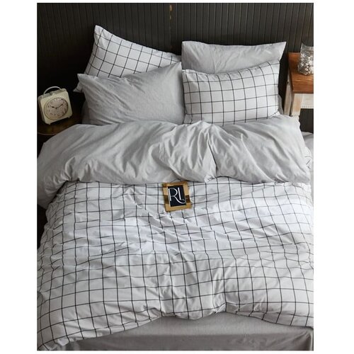 Mila Home Bela posteljnina za zakonsko posteljo/podalj&amp;scaron;ana z rjuho/4-delna 200x220 cm Geometric &amp;ndash; Slike