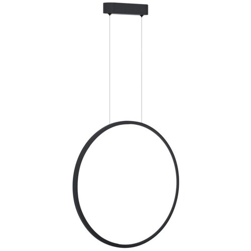  LED luster na sajli SATURNO LED/28W/230V, prečnik 50 cm, IP44, crna Cene