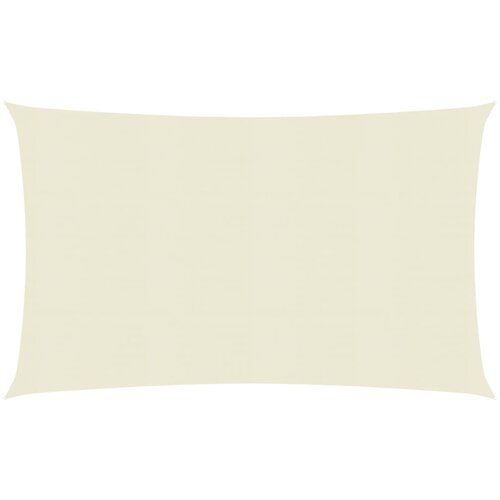 vidaXL Senčno jadro 160 g/m² krem 2,5x4,5 m HDPE Cene