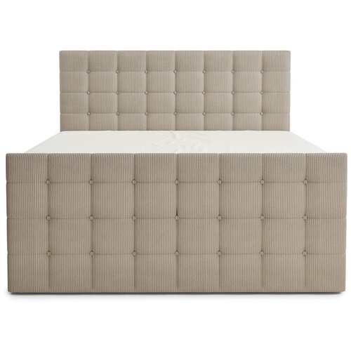 Maison de R&amp;ecirc;ve Bež boxspring postelja s prostorom za shranjevanje 160x200 cm Tasca &amp;ndash; Slike