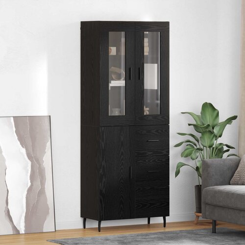  Highboard 2 kom. Crni hrast 69,5 x 34 x 180 cm Cijene