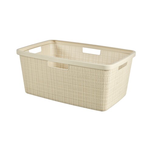 Curver košara za perilo Juta 8091-885 bela 46L Cene