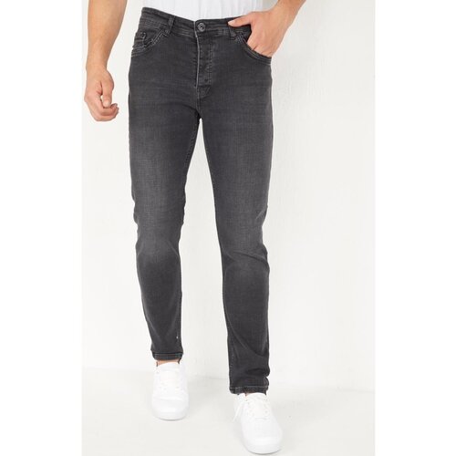 True Rise Kavbojke slim 126295810 Siva Cene