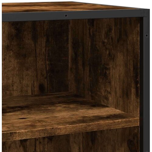 VidaXL Komoda boja hrasta 35,5x35x76 cm konstruirano drvo i metal Slike