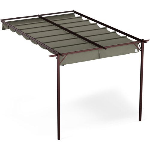 Blumfeldt Pantheon zidna pergola, zidna pergola, 3 x 4 m, čelik premazan prahom, otporan na vremenske uvjete Cijene