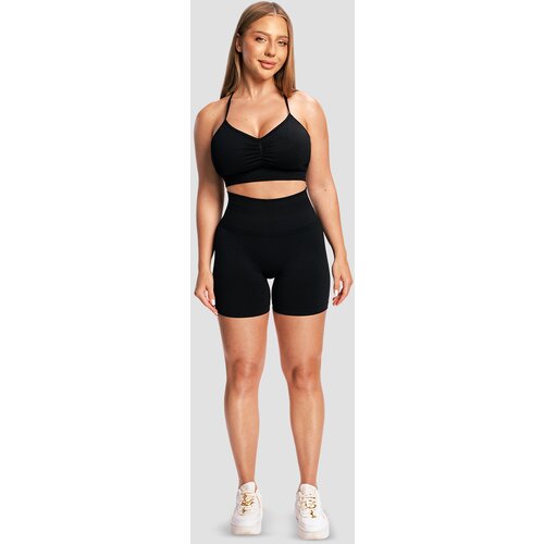 GymBeam Sportski grudnjak Sculpt Seamless Black Slike