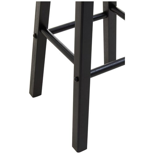 Premier Housewares Črn/v naravni barvi barsko stol iz masivnega kavčukovca (vi&amp;scaron;ina sedeža 74 cm) Chester &amp;ndash; Slike