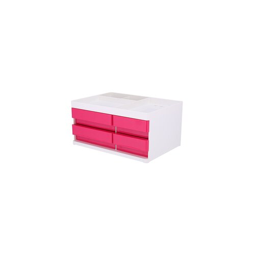 Deli STONI ORGANIZER ABS, 4 FIOKE, 4 ODELJKA - PINK EZ25040 Cene
