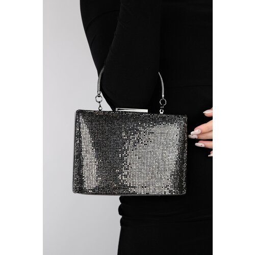 LuviShoes REYES Platinum Stone Women's Hand Bag Slike