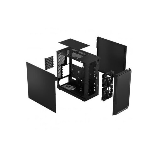 Fractal Design kućište focus 2 black solid, FD-C-FOC2A-07 Cene