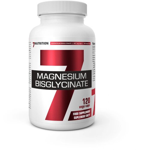 7NUTRITION Magnesium Bisglycinate 120 vege kapsula &amp;ndash; Magnezijum bisglicinat sa vitaminom B6 Slike